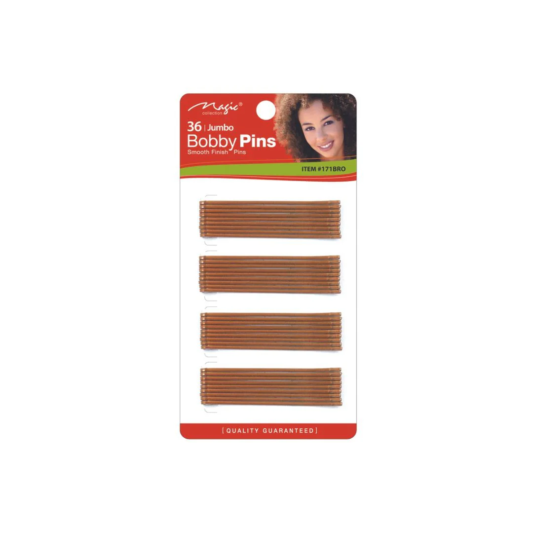 MAGIC COLLECTION 36 JUMBO BOBBY PINS