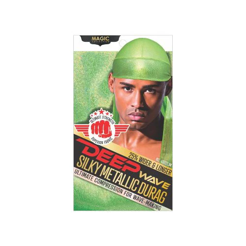 MAGIC COLLECTION MEN'S DEEP WAVE SILKY METALLIC DURAG - Image 5