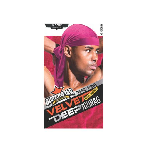 MAGIC COLLECTION MEN'S SUPERSTAR VELVET DEEP DURAG - Image 3