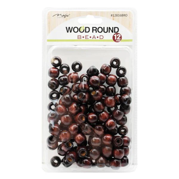 MAGIC COLLECTION Wood Beads Round [12mm] - Image 3