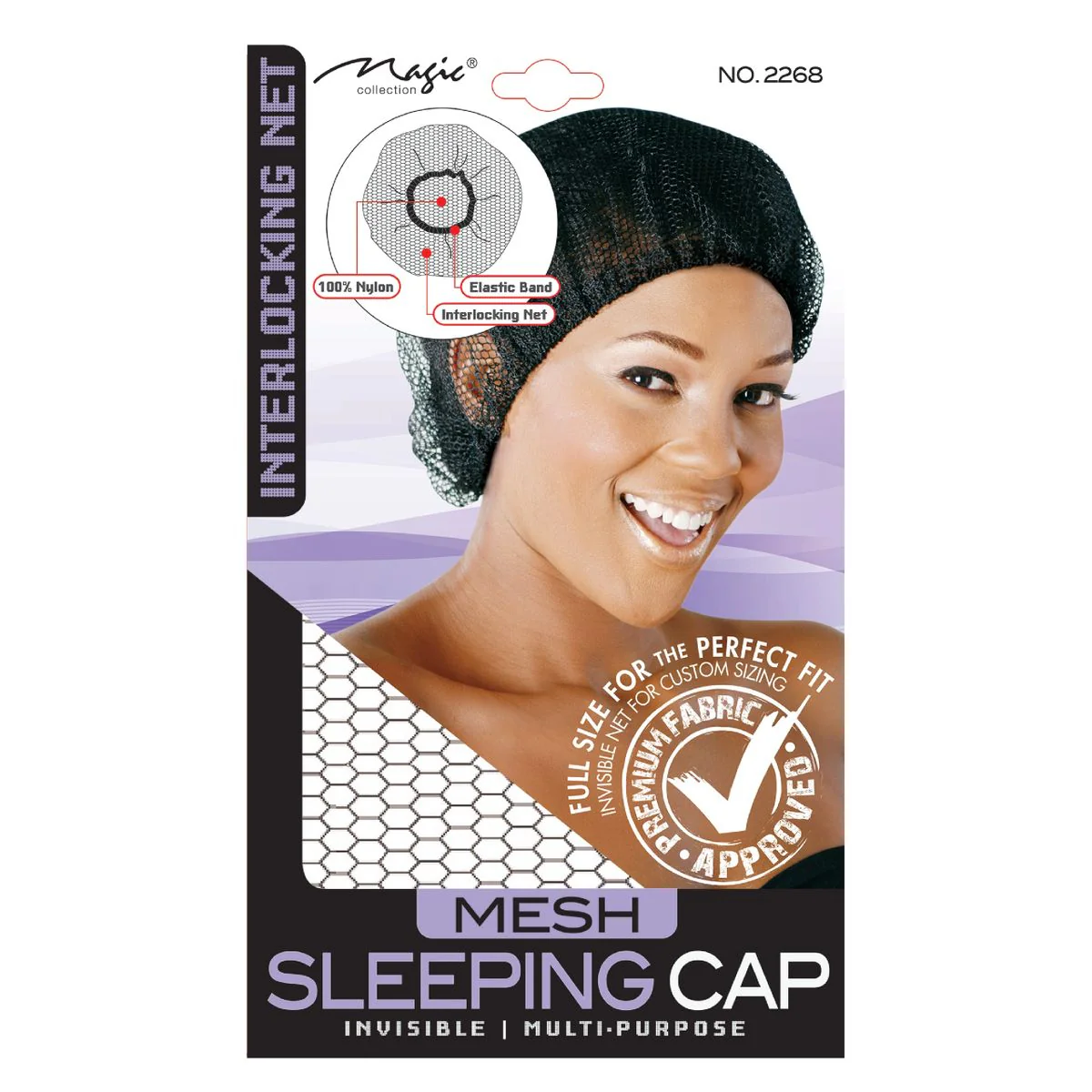 MAGIC Mesh Sleep Cap [Interlocking Net][SKU:2268] - Image 2