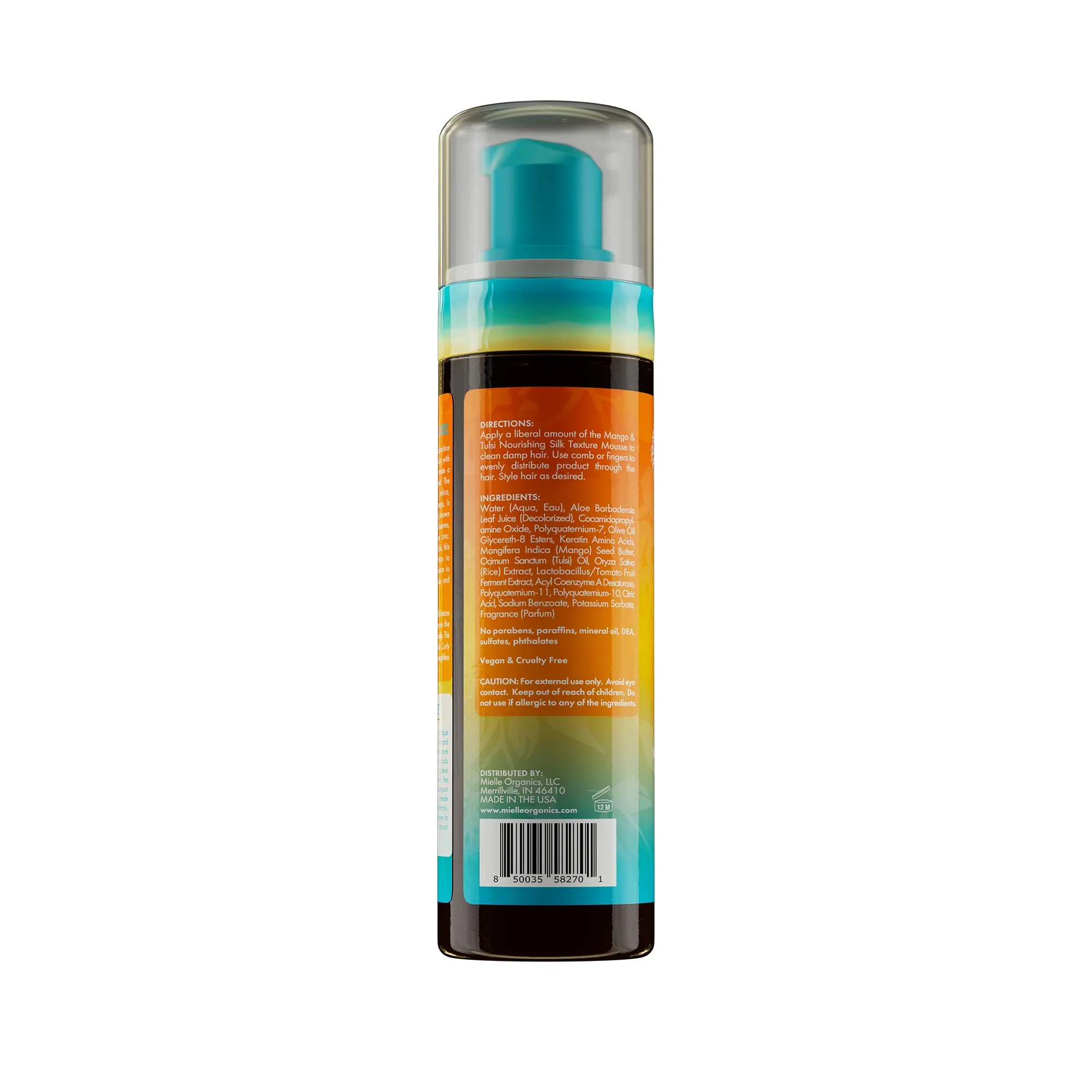 Mango & Tulsi Nourishing Silk Texture Mousse 7.5oz - Image 2