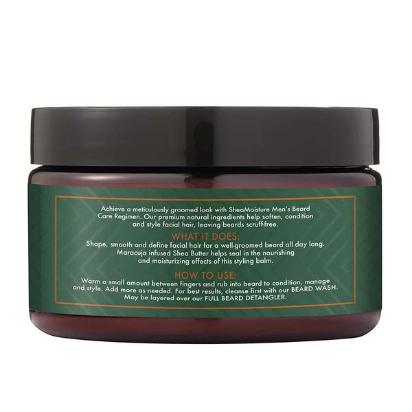 Shea Moisture Maracuja Oil & Shea Butter Beard Balm Shape 118ml - Image 2