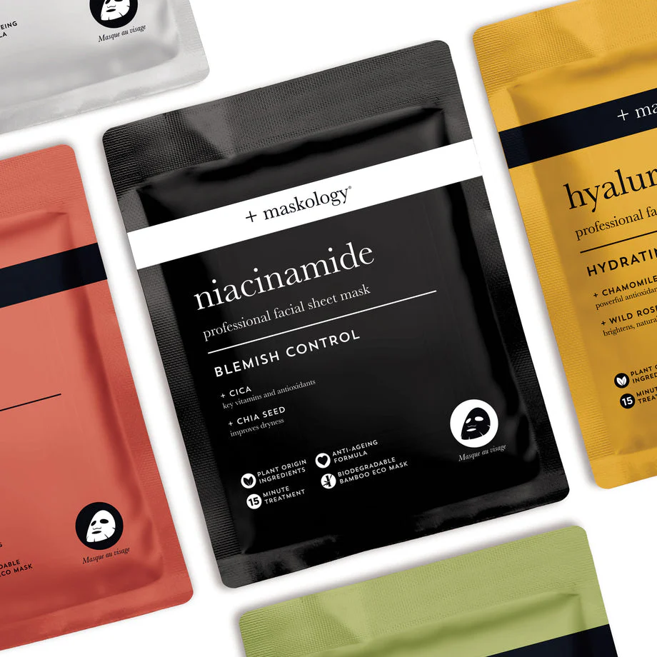 maskology NIACINAMIDE Professional Sheet Mask - Image 4