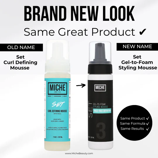 Miche Beauty Set Gel-to-Foam Hair Styling Mousse 222ml/7.5oz - Image 2