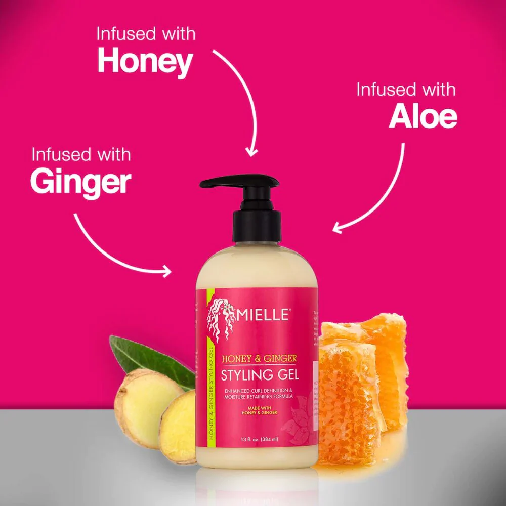 MIELLE Honey & Ginger Styling Gel-12 oz - Image 2