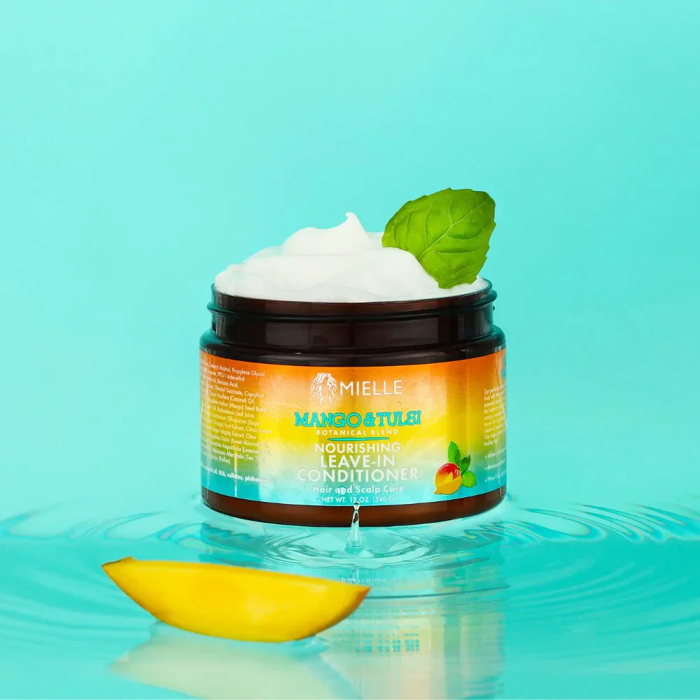 Mielle Mango & Tulsi Nourishing Leave-In Conditioner 12oz - Image 2