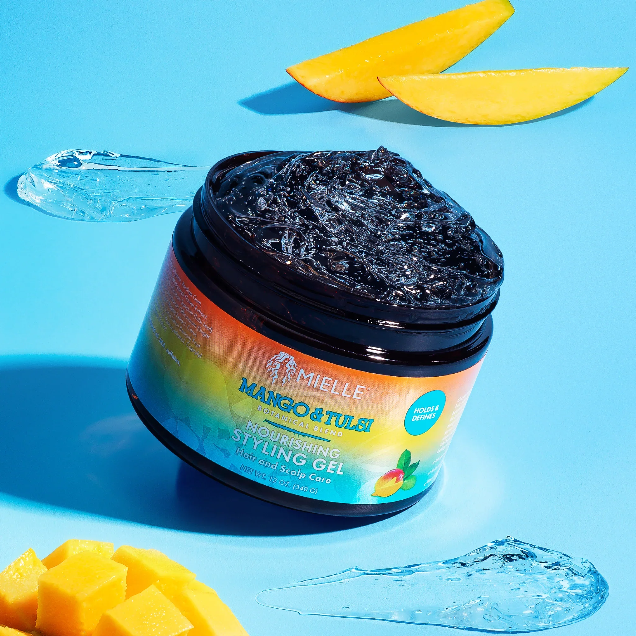 Mielle Mango & Tulsi Nourishing Styling Gel 12oz - Image 3