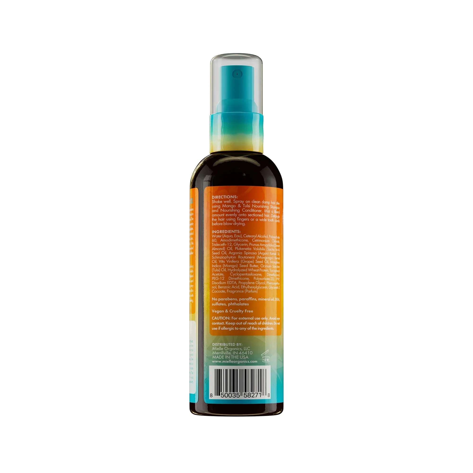 Mielle Mango & Tulsi Nourishing Thermal Protectant Spray 6oz - Image 2