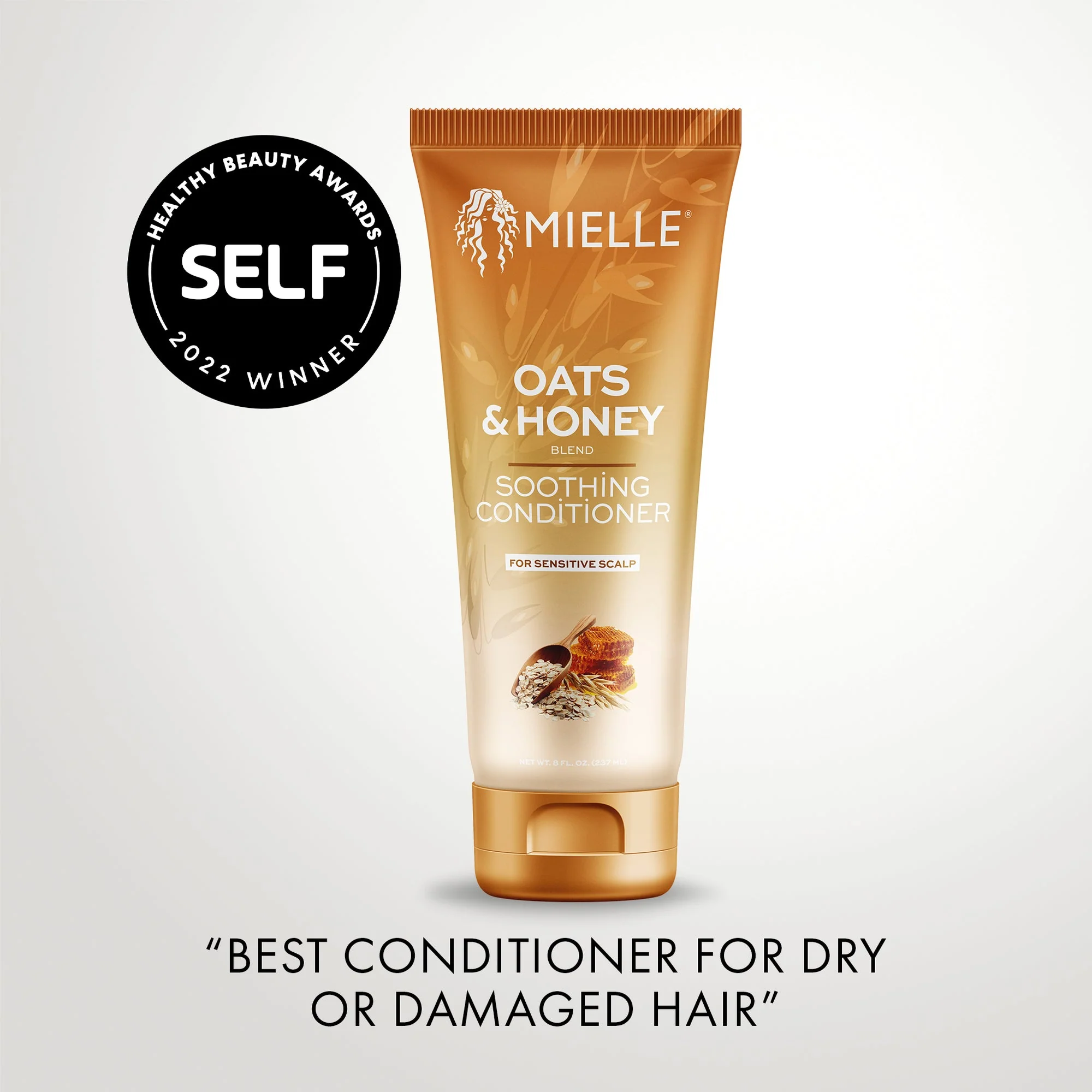 Mielle Oats & Honey Soothing Conditioner 8oz - Image 2