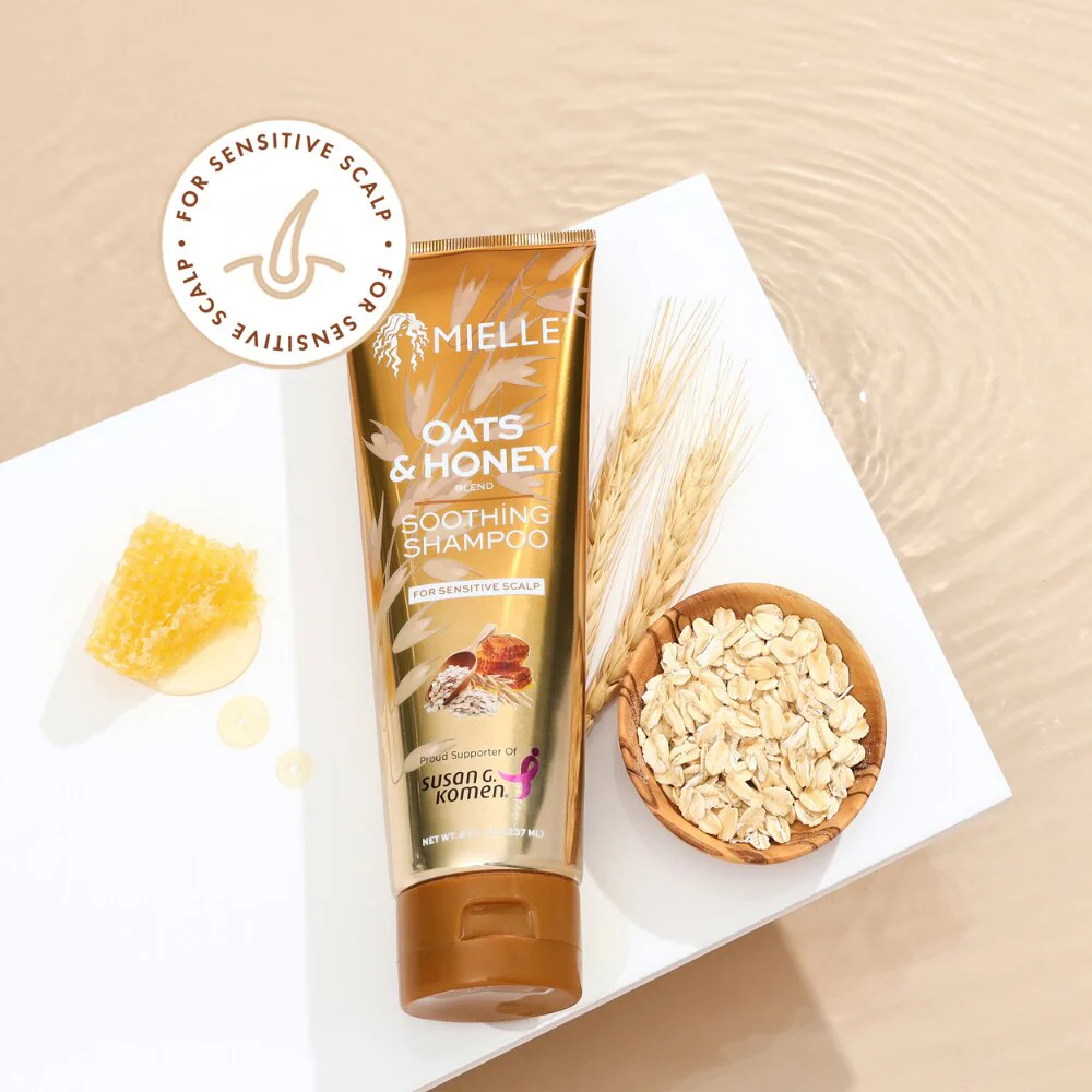 Mielle Oats & Honey Soothing Shampoo 8oz - Image 2