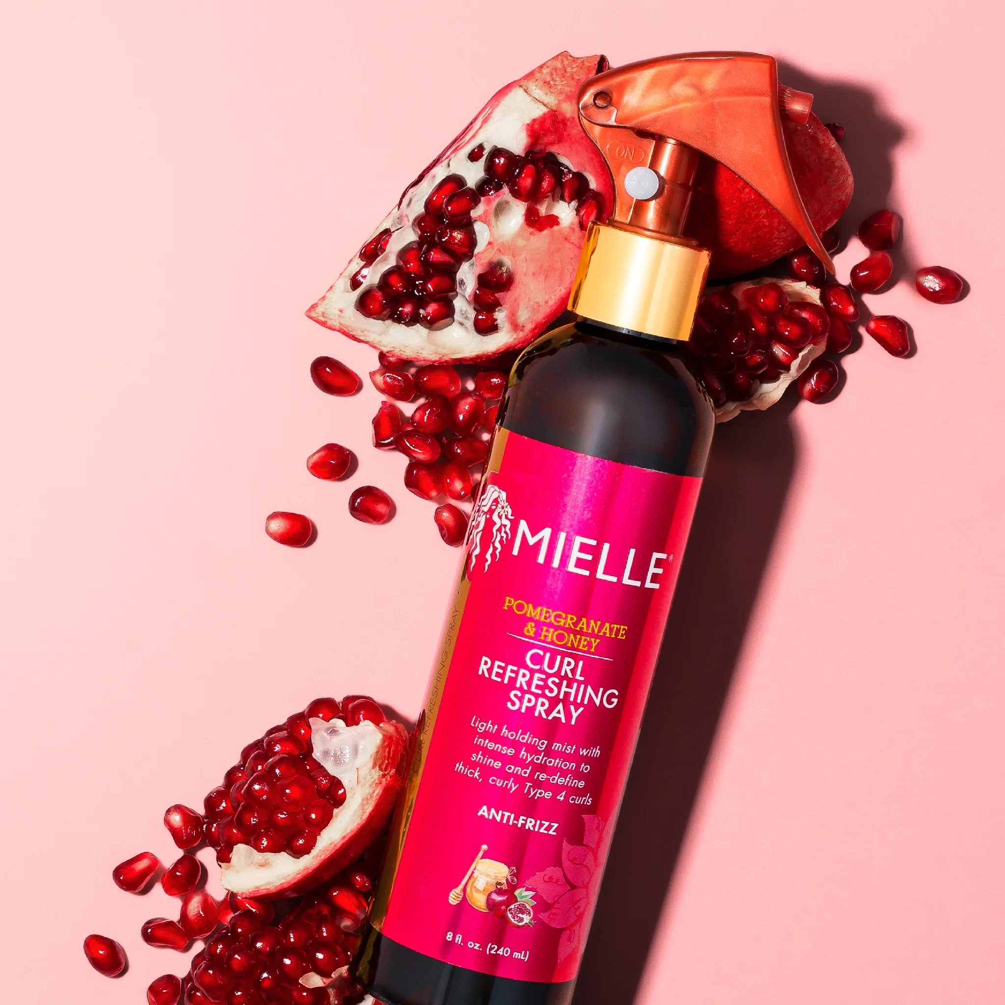 Mielle Pomegranate & Honey Curl Refreshing Spray 240ml - Image 2