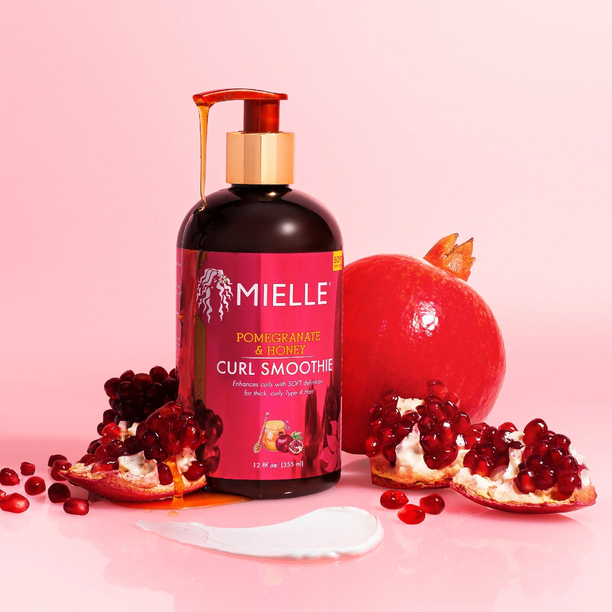 Mielle Pomegranate & Honey Curl Smoothie 355ml - Image 2