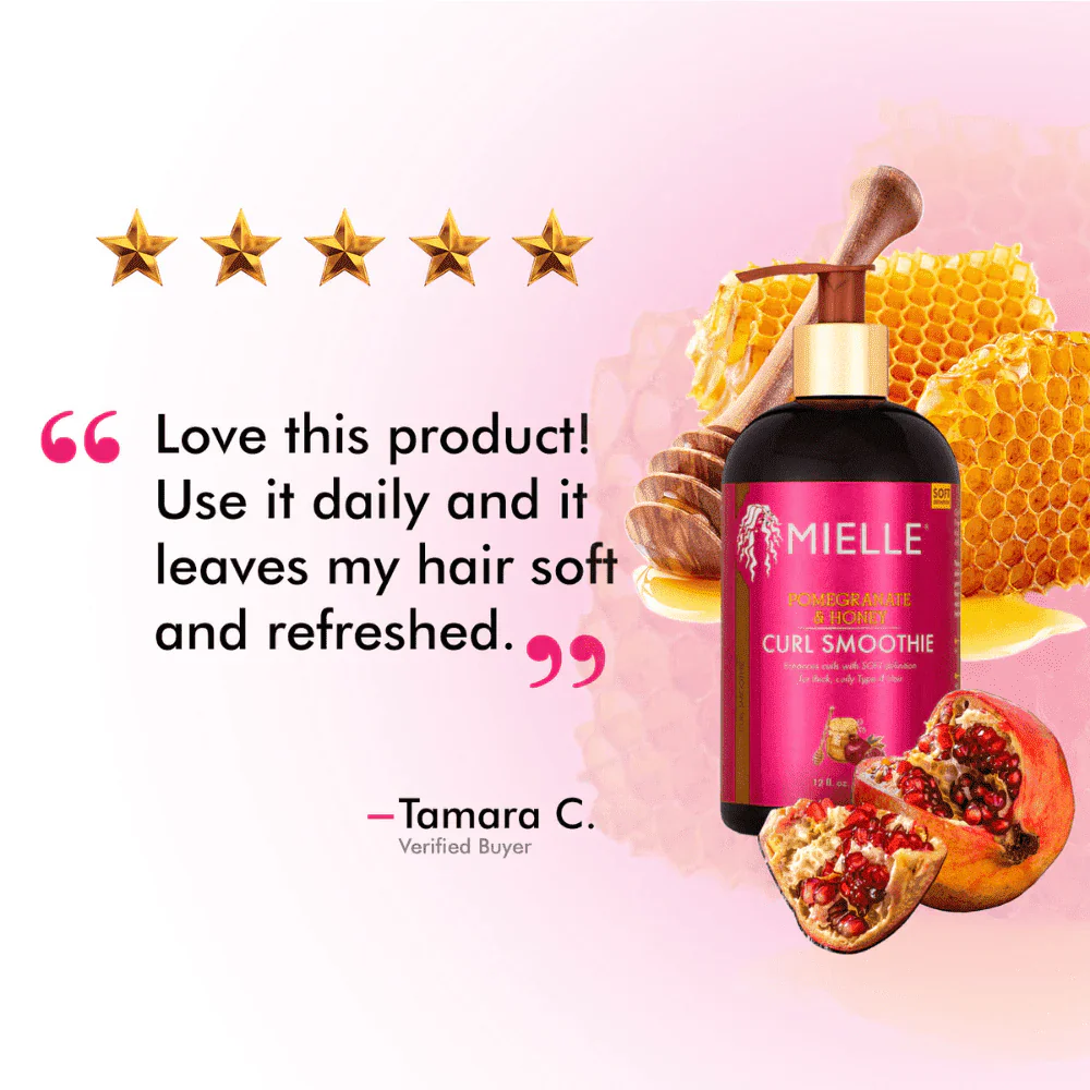 Mielle Pomegranate & Honey Curl Smoothie 355ml - Image 4