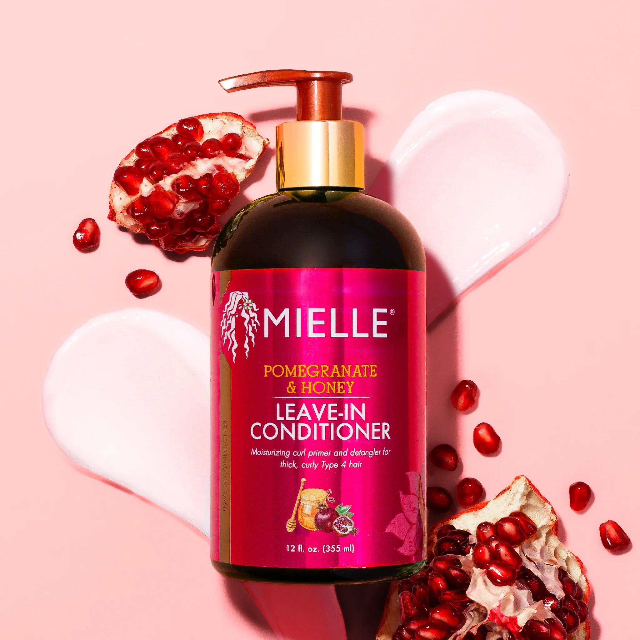 Mielle Pomegranate & Honey Leave-In Conditioner 350ml - Image 2