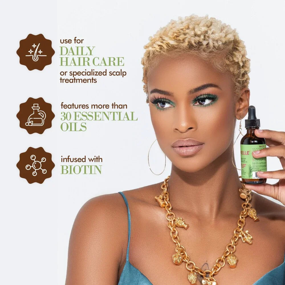Mielle Rosemary Mint Scalp & Hair Strengthening Oil 59ml/2oz - Image 4