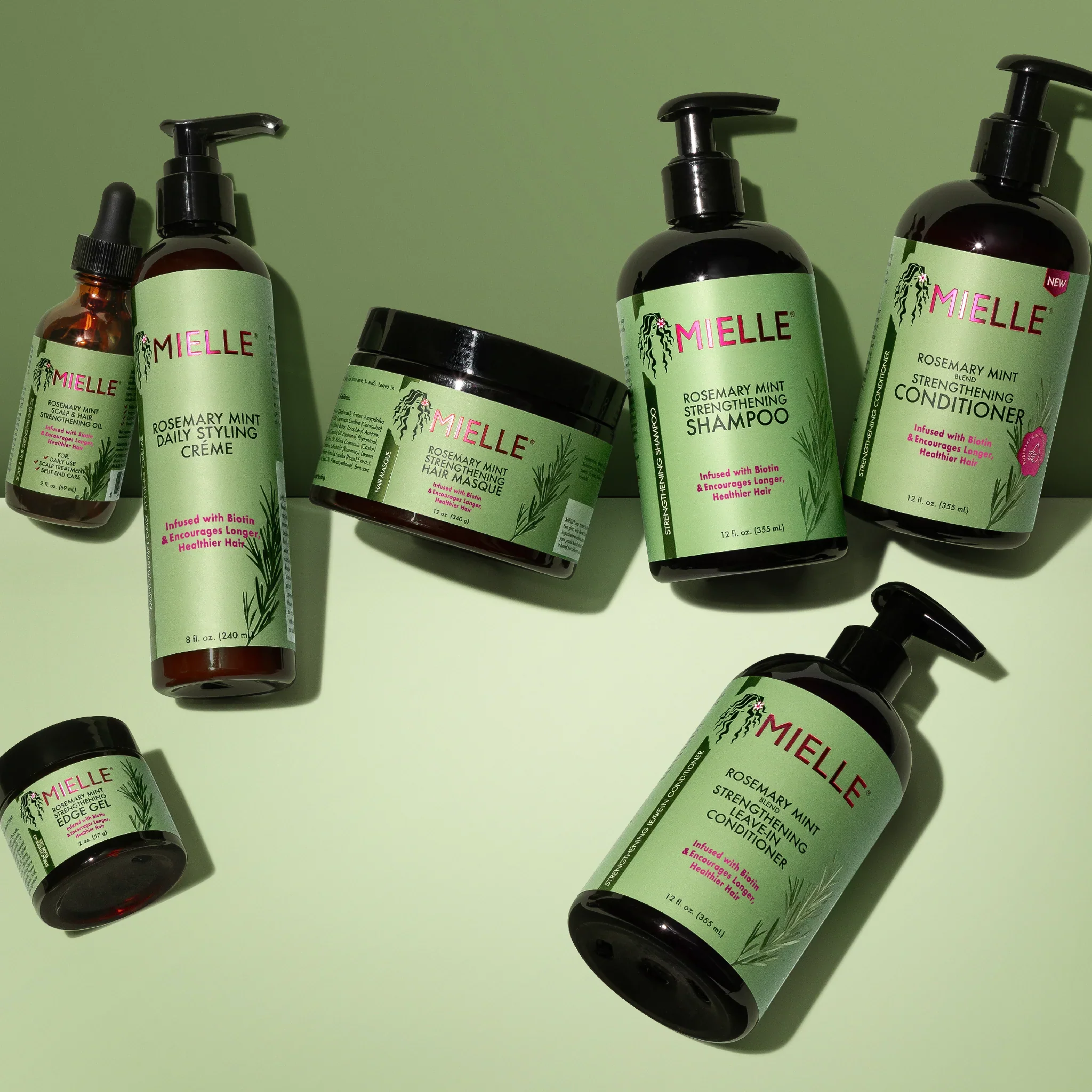 Mielle Rosemary Mint Scalp & Hair Strengthening Oil 59ml/2oz - Image 5