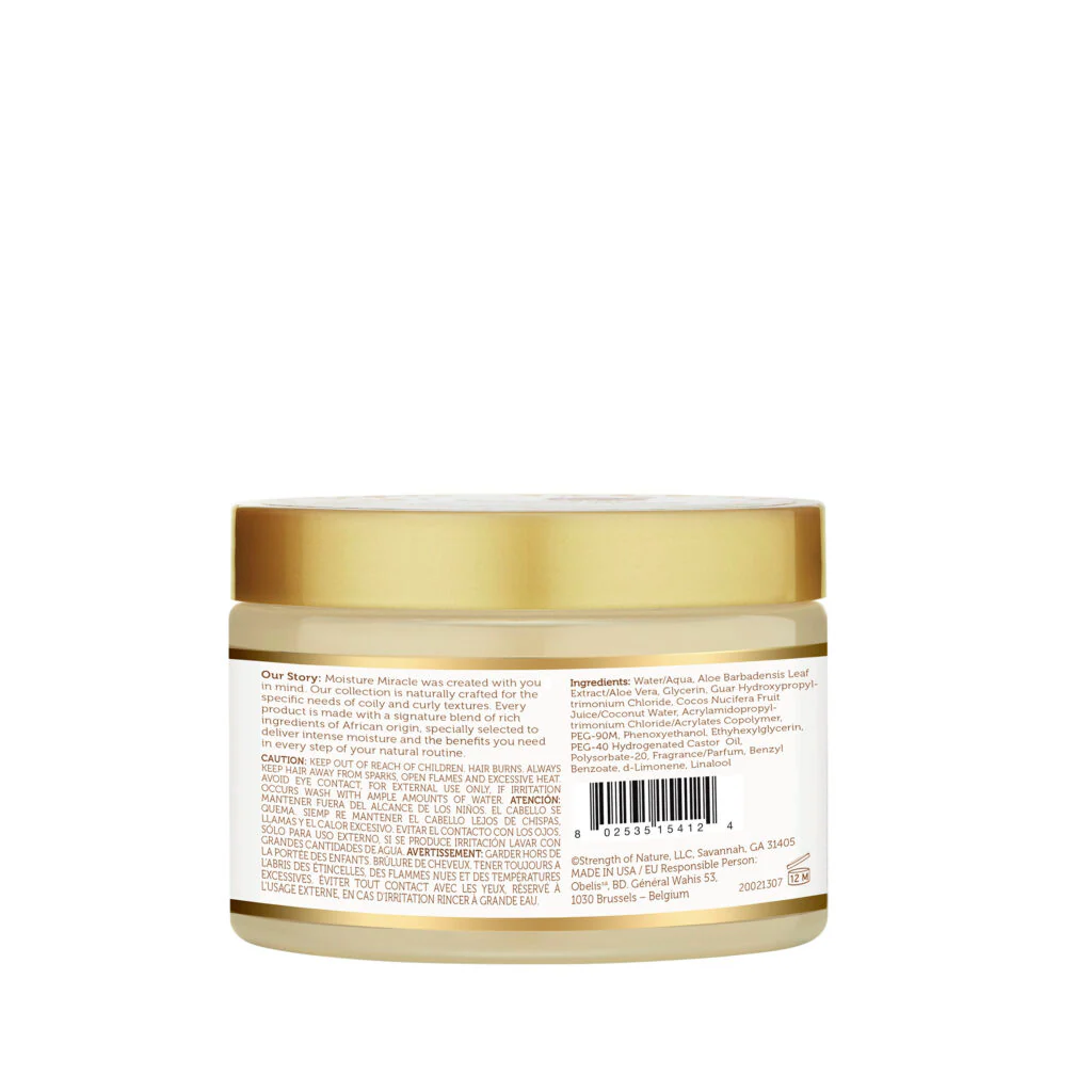 African Pride Moisture Miracle Aloe & Coconut Water Pre-Shampoo 340g/12oz - Image 3