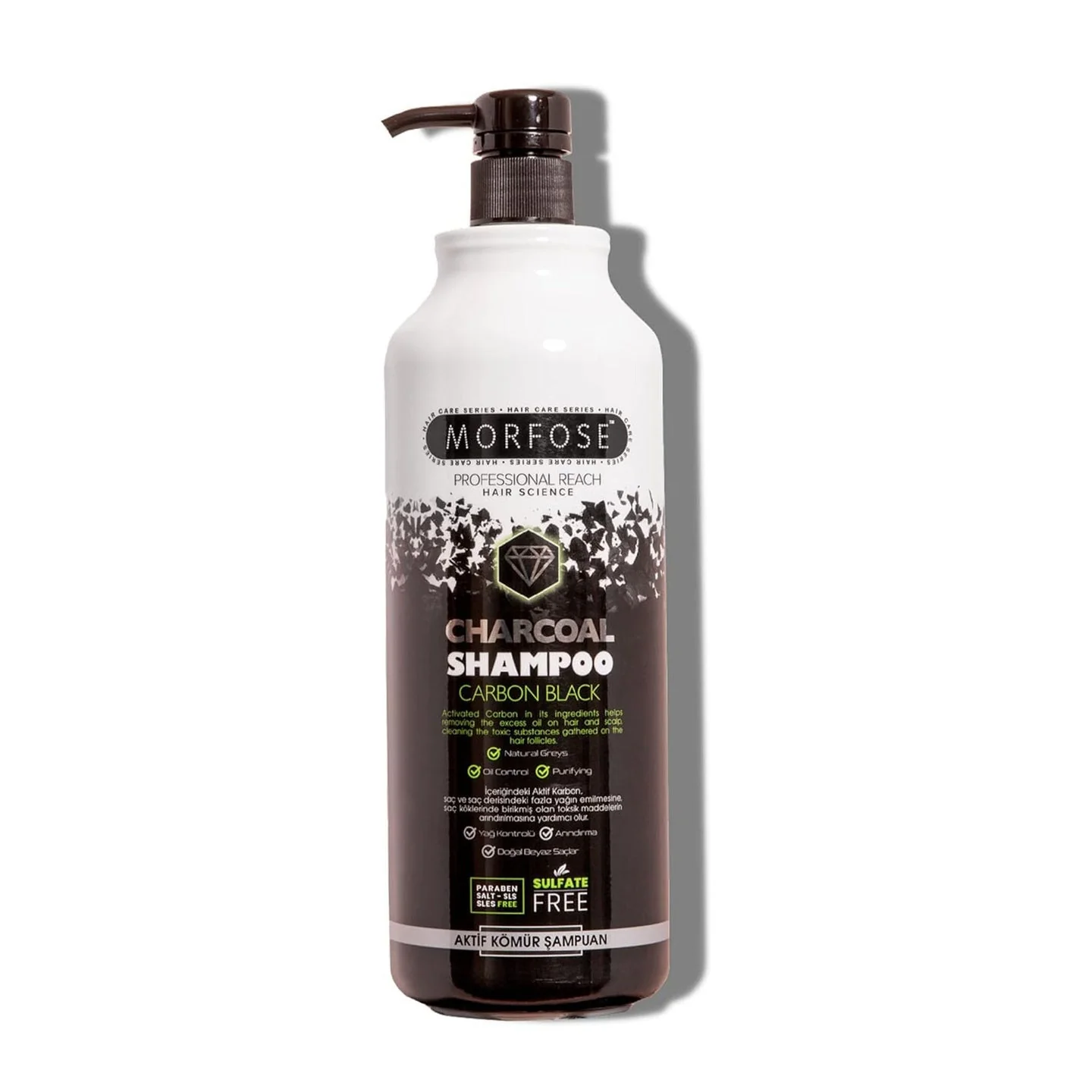 MORFOSE PROFESSIONAL REACH CHARCOAL SHAMPOO 1000 ML