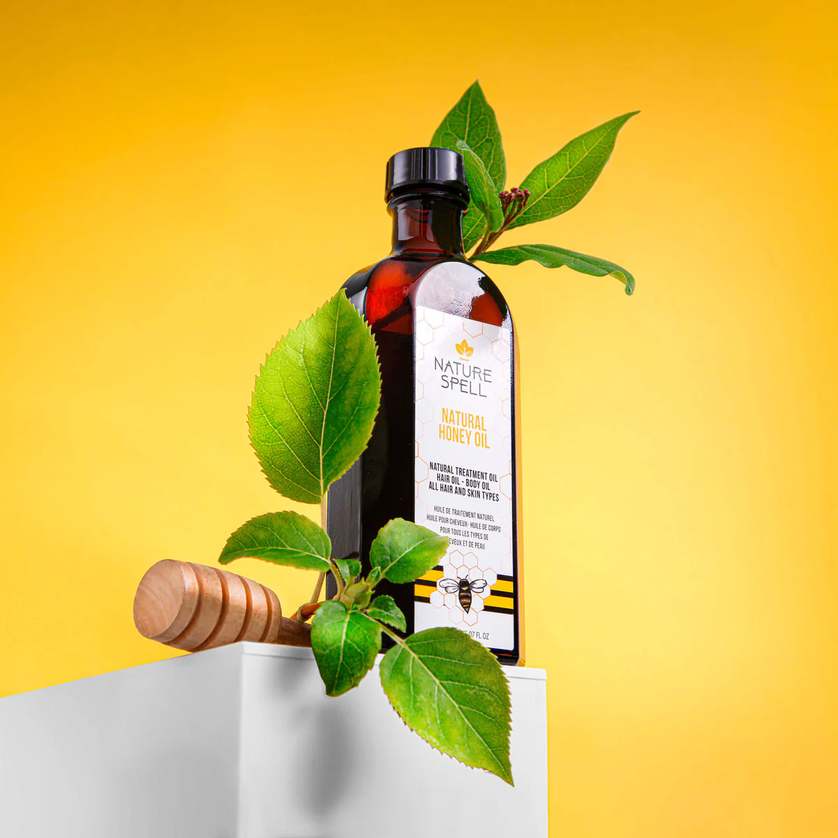 Nature Spell Honey Treatment Oil For Hair & Body 150 ML - Image 3