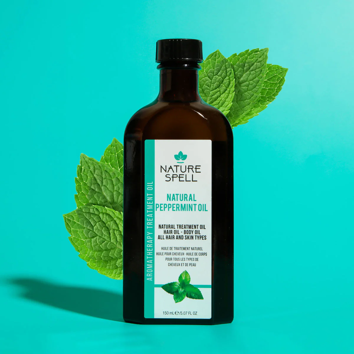 Nature Spell Peppermint Oil For Hair & Skin150 ML - Image 2