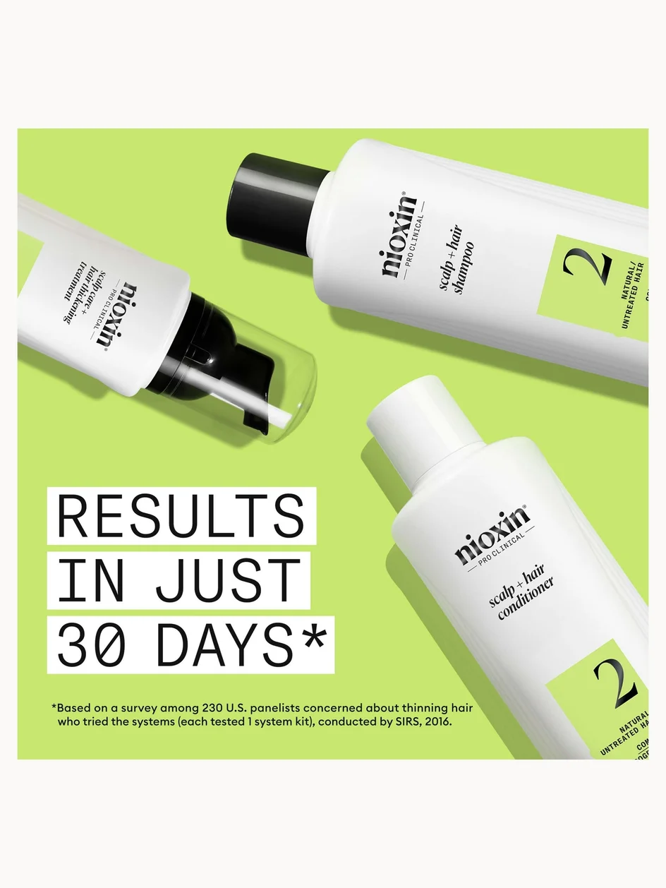 Nioxin System 2 Trial Kit for Natural Hair Thinning - Image 3