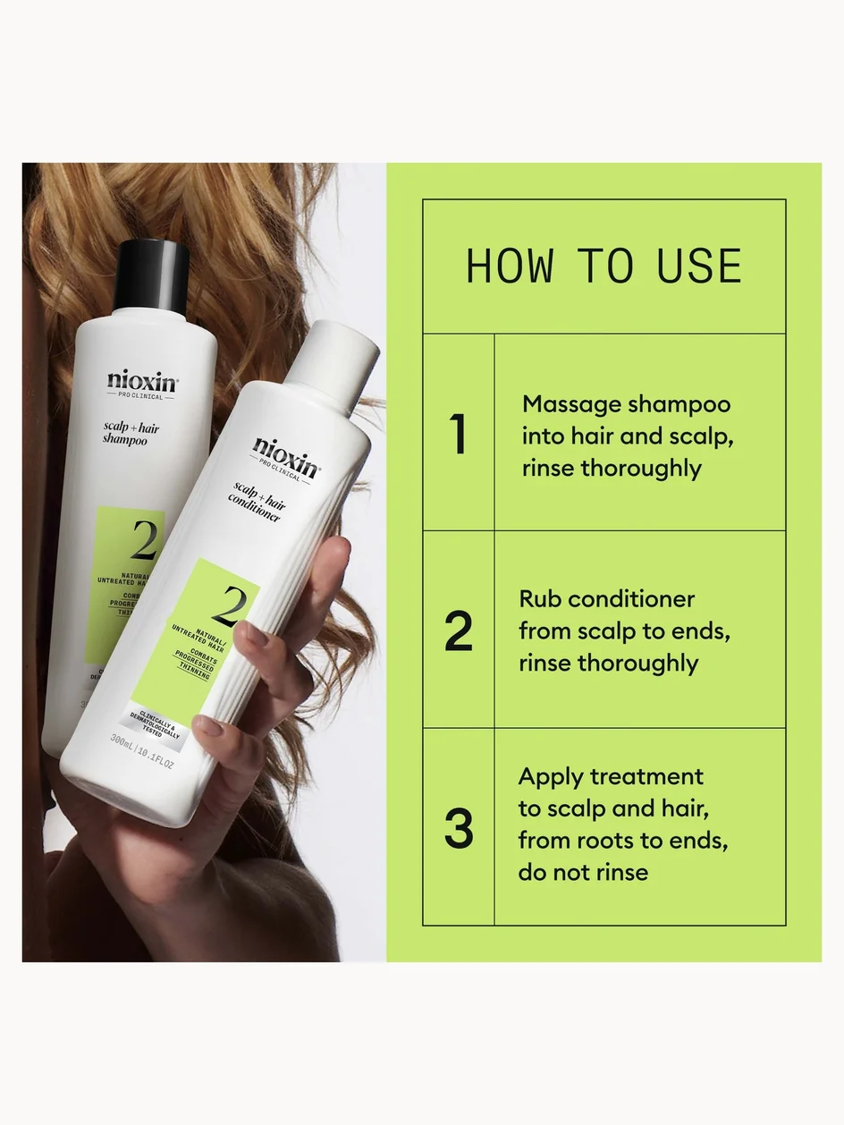 Nioxin System 2 Trial Kit for Natural Hair Thinning - Image 4