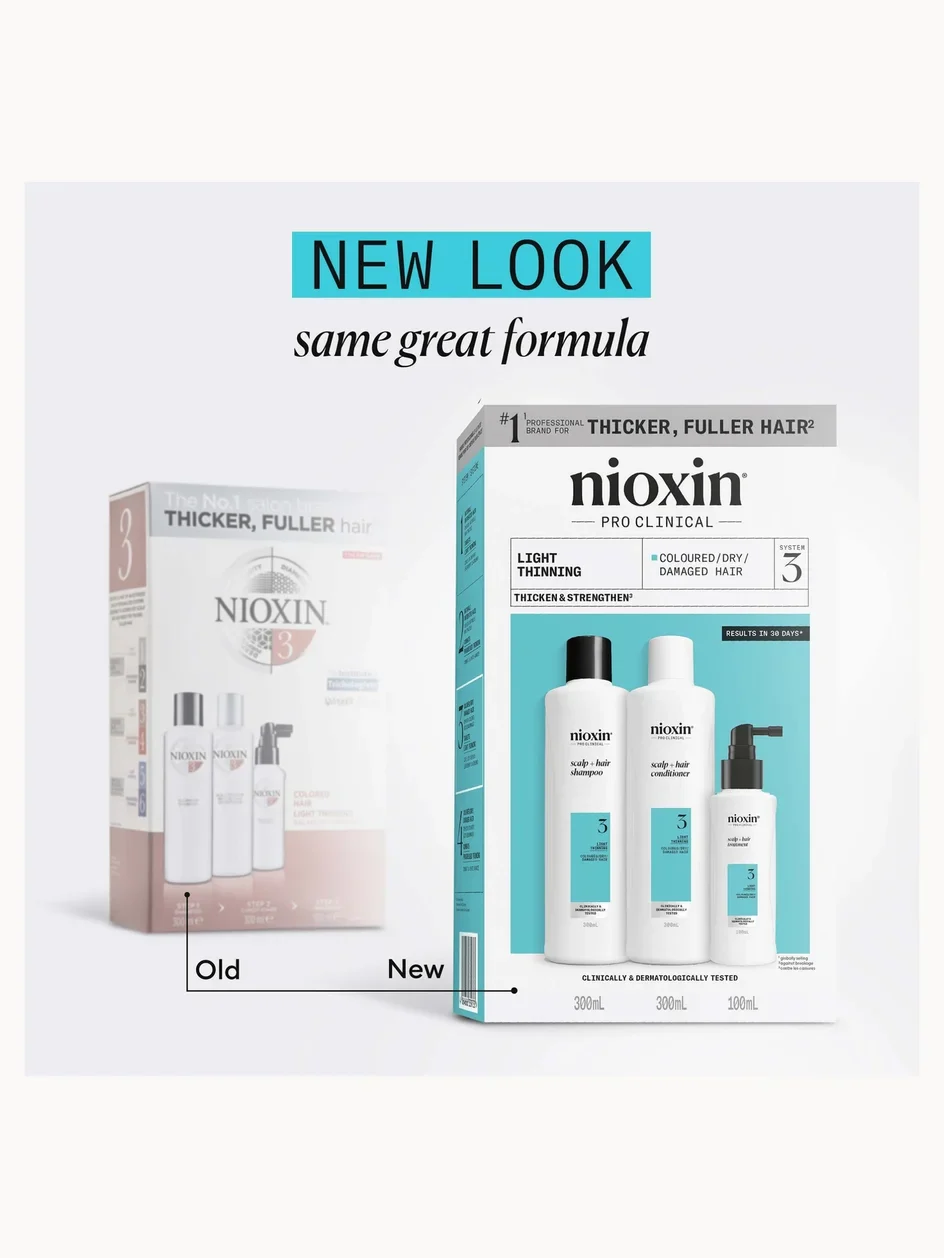 Nioxin System 3 Trial Kit for Coloured Thinning Hair - Image 10