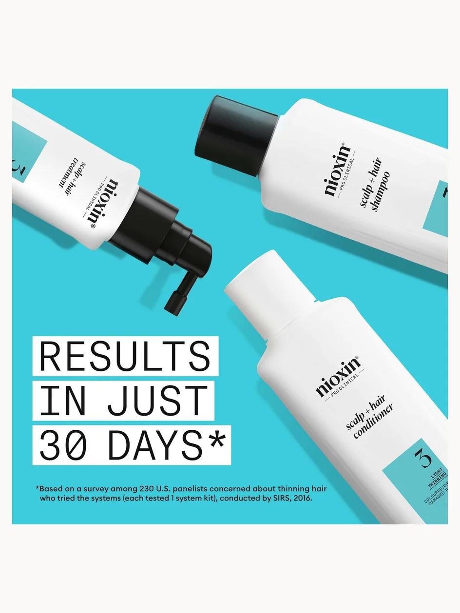 Nioxin System 3 Trial Kit for Coloured Thinning Hair - Image 3