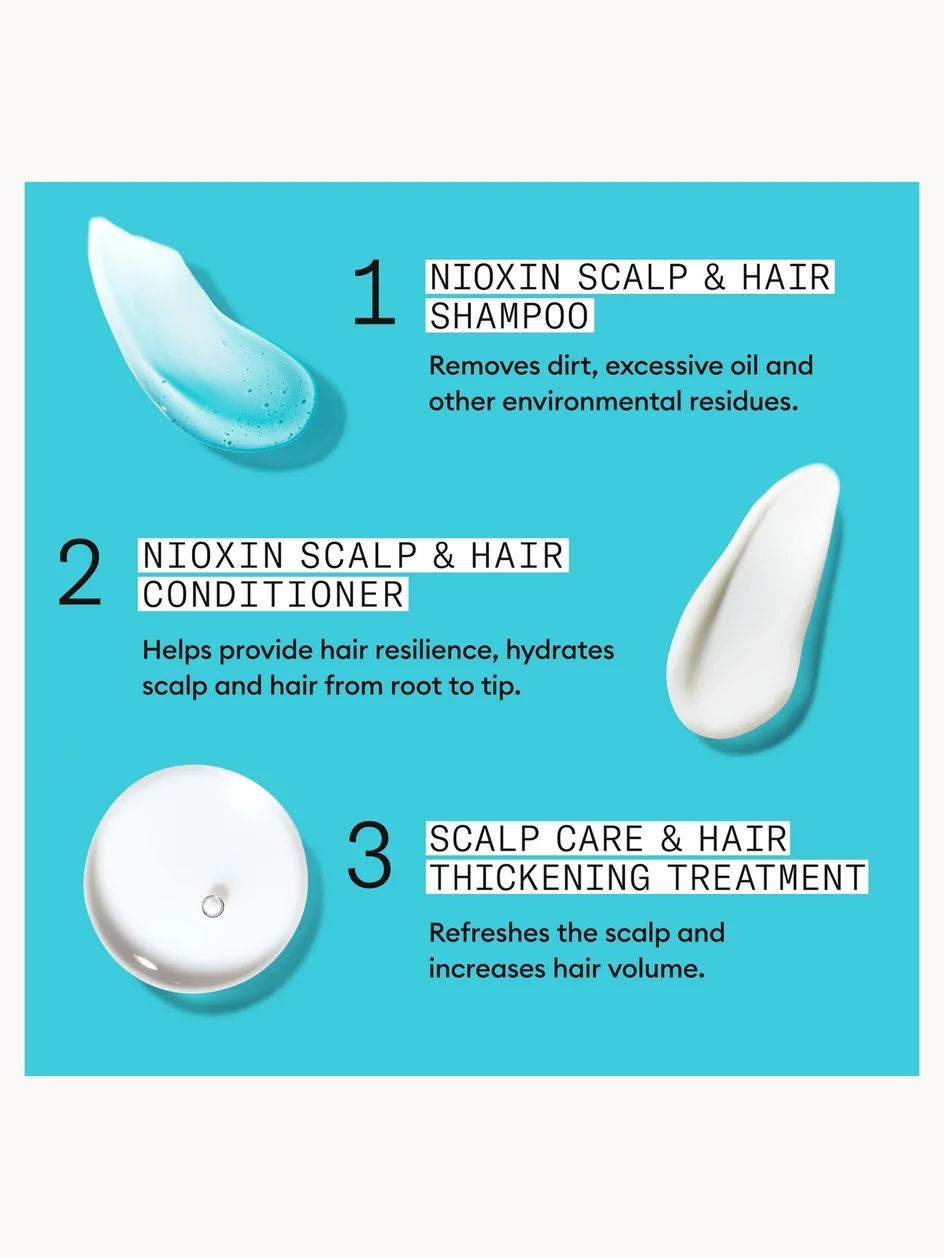 Nioxin System 3 Trial Kit for Coloured Thinning Hair - Image 8