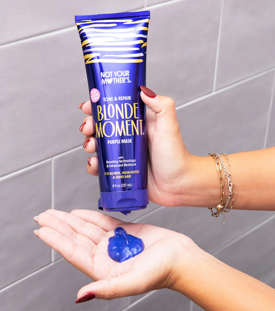 Not Your Mother’s Tone & Repair Blonde Moment Purple Mask 237ml - Image 5