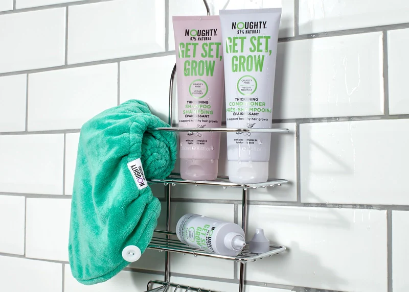 NOUGHTY Microfibre Hair Towel - the Green One - Image 3