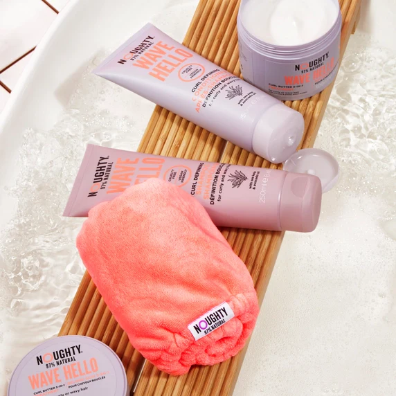 NOUGHTY Microfibre Hair Towel - the Pink One - Image 4