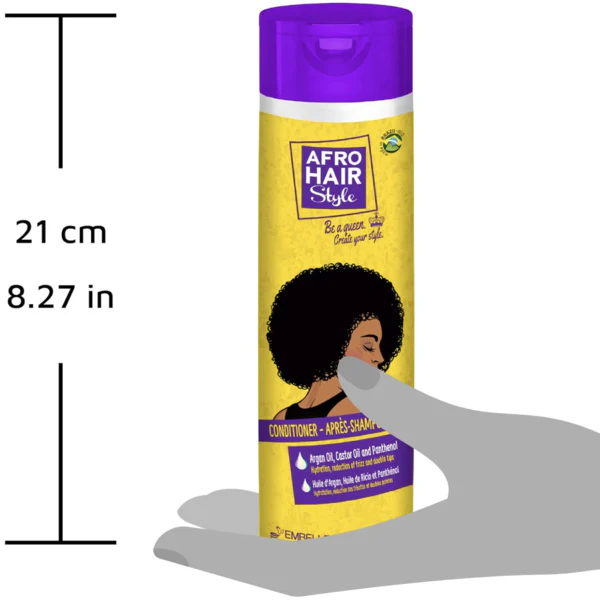 Novex AfroHair Conditioner for all Curly and Kinky Hair Types 300ml - Image 3