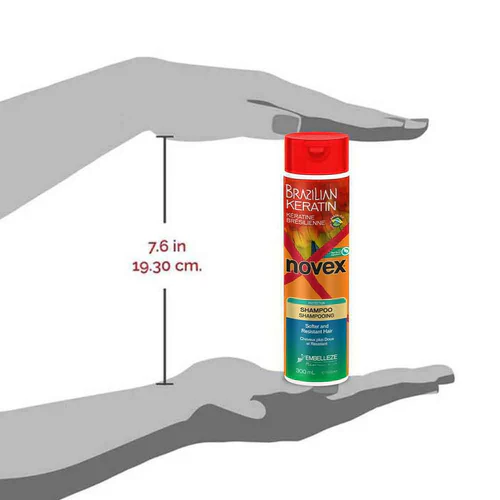 Novex Brazilian Keratin Shampoo 300ml - Image 5