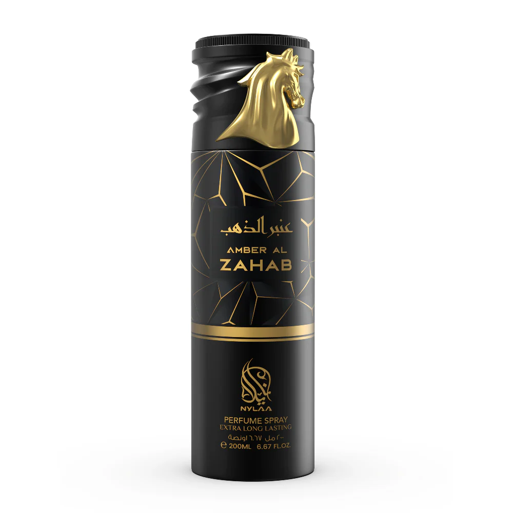 NYLAA AMBER AL ZAHAB Perfume BODY Spray, 200ml