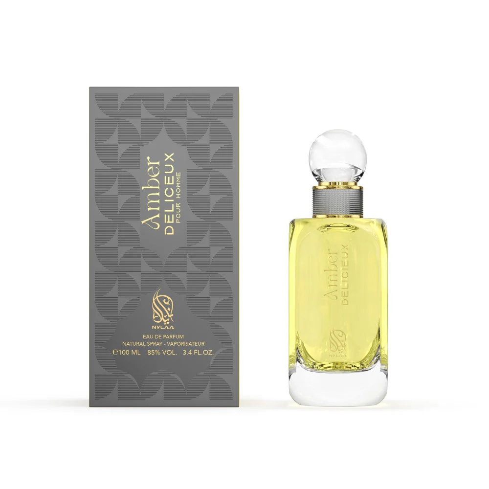 NYLAA AMBER DELICIEUX Eau De Parfum, 100ml - Image 3