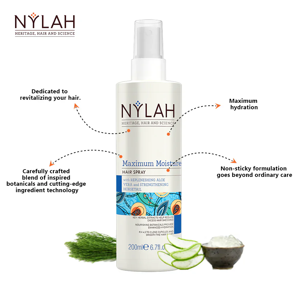 NYLAH Maximum Moisture Hair Spray 200ml - Image 2