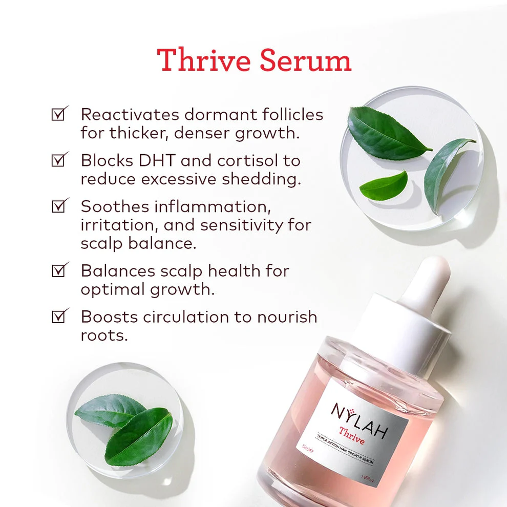 NYLAH Thrive Triple Action Hair Growth Serum 50ml - Image 4