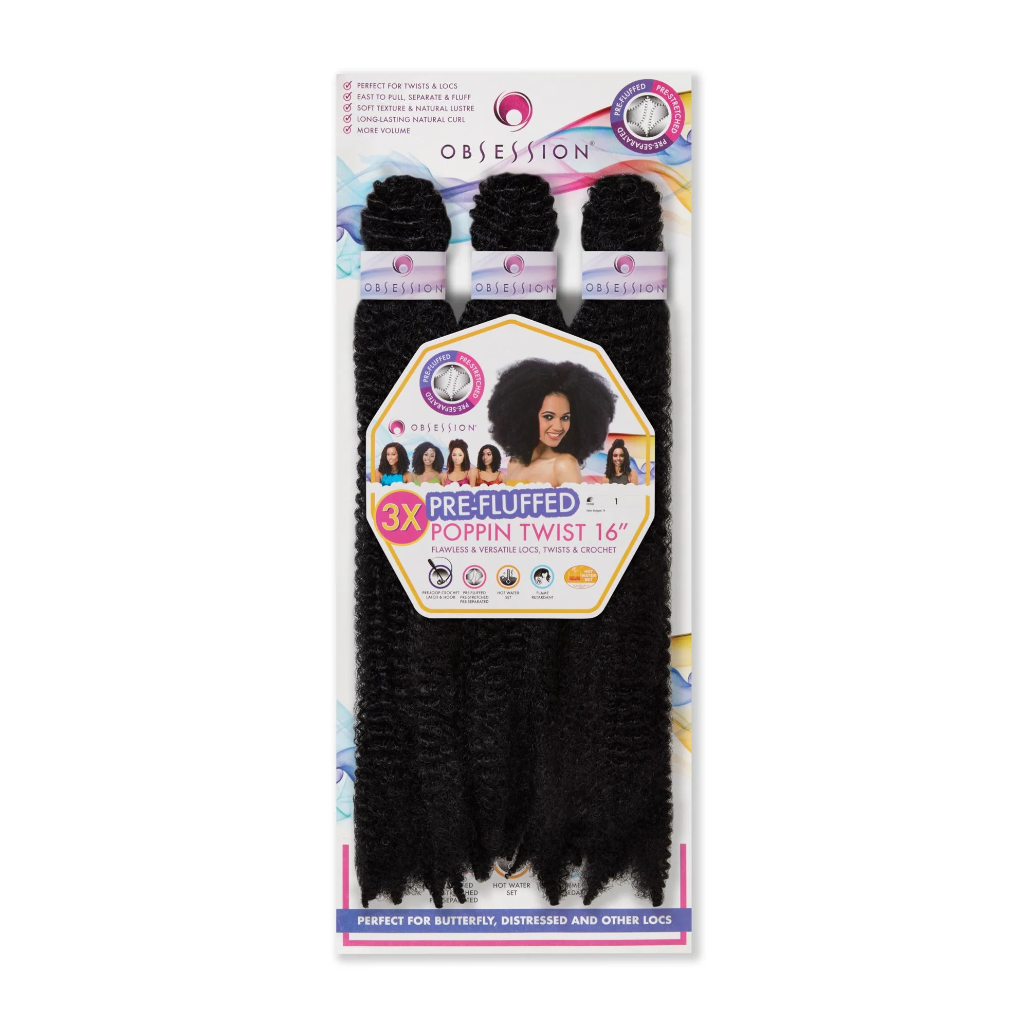 OBSESSION BULK  3X Pre-Fluffed POPPIN TWIST - Image 2
