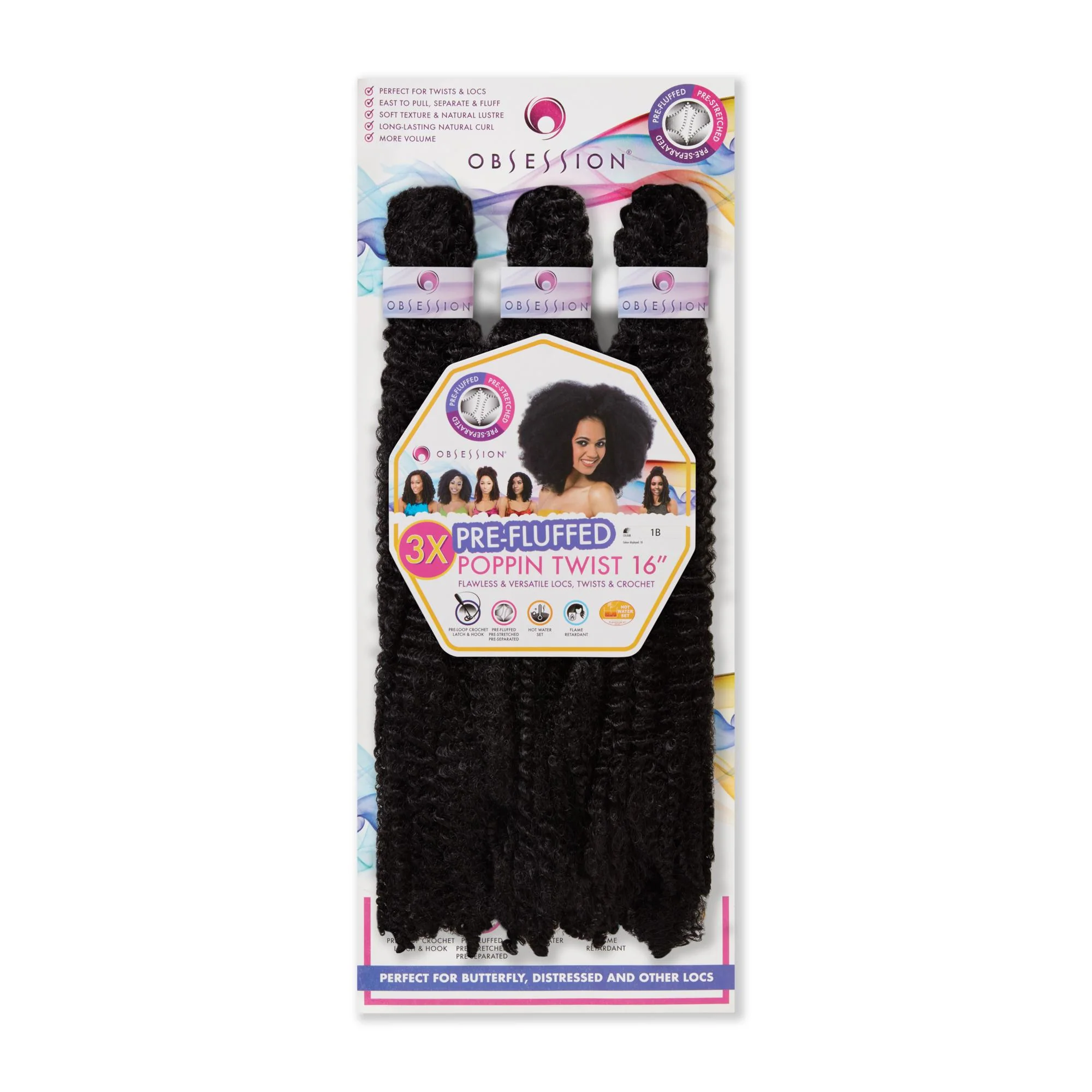 OBSESSION BULK  3X Pre-Fluffed POPPIN TWIST - Image 3