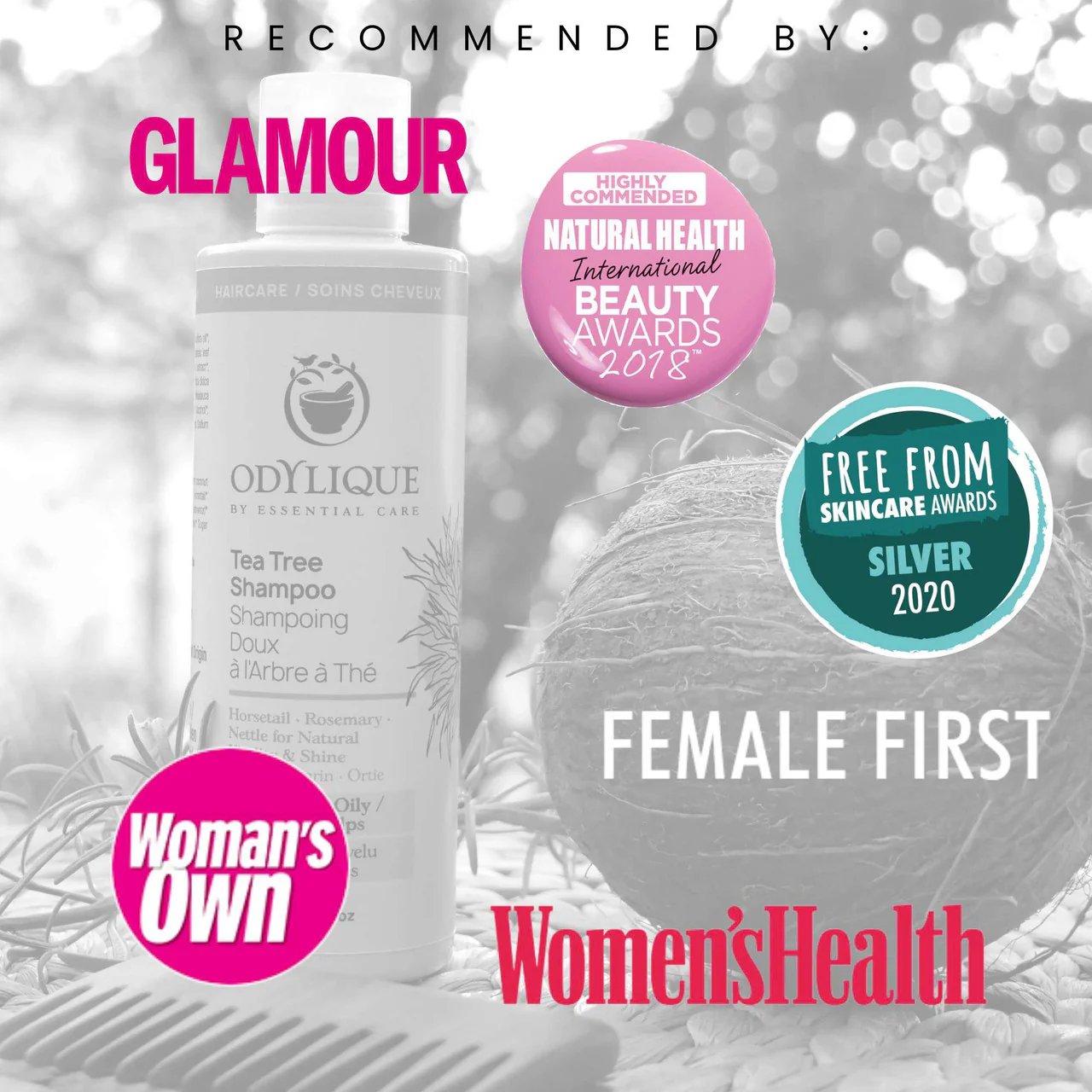 Odylique Tea Tree & Herb Shampoo - Image 6