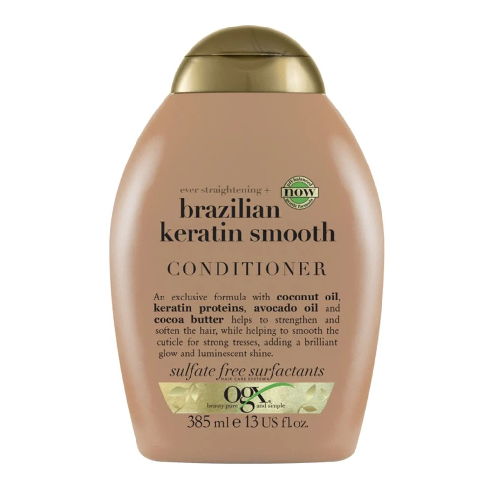 OGX Ever Straightening+ Brazilian Keratin Therapy Conditioner 385ml - Image 5