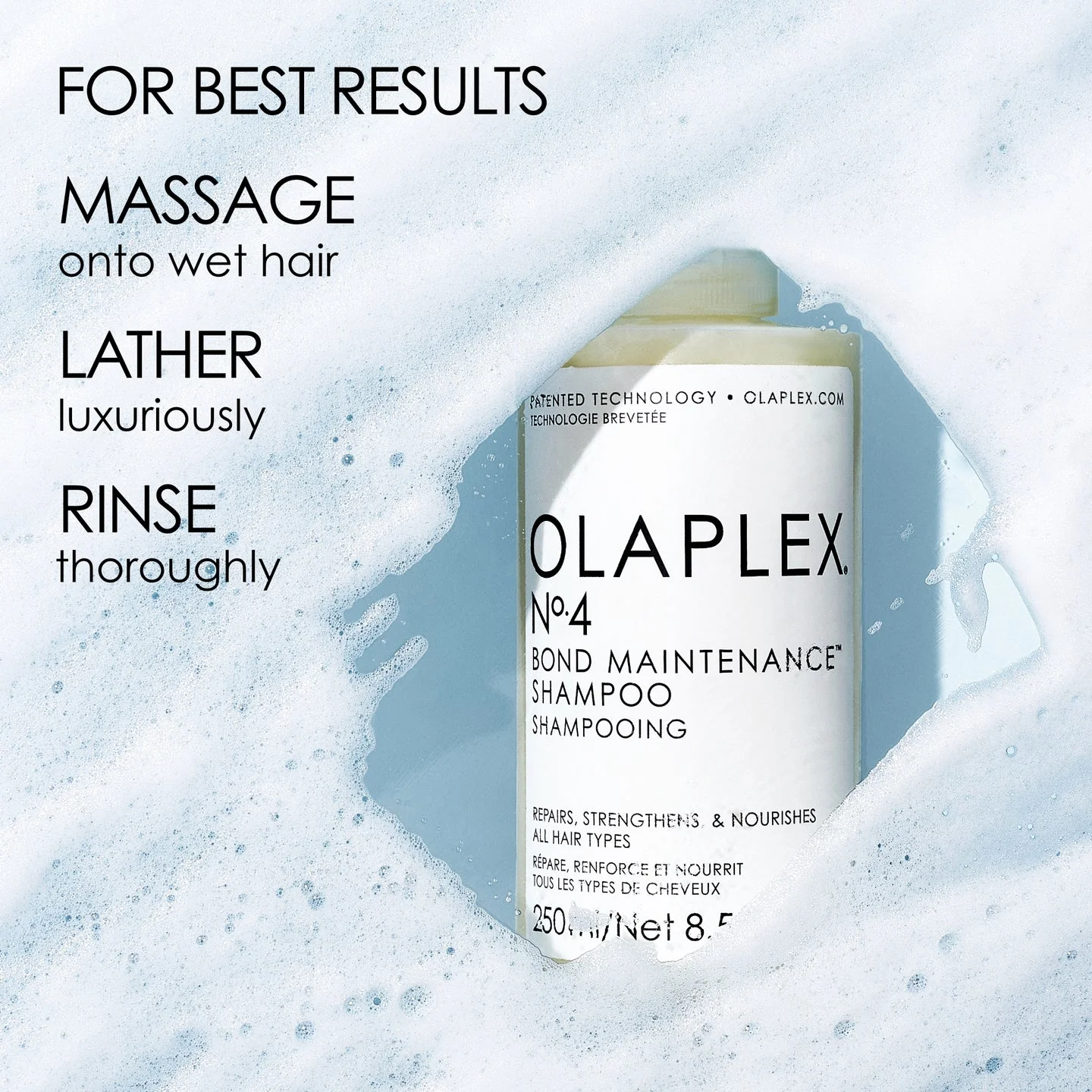 Olaplex No. 4 Bond Maintenance Strengthening and Reparative Hair Shampoo 250ml - Image 4