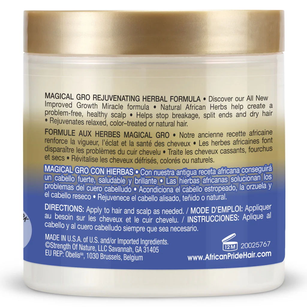 African Pride Olive Miracle Magical Gro Rejuvenating Herbal Formula 150g/5.3oz - Image 3