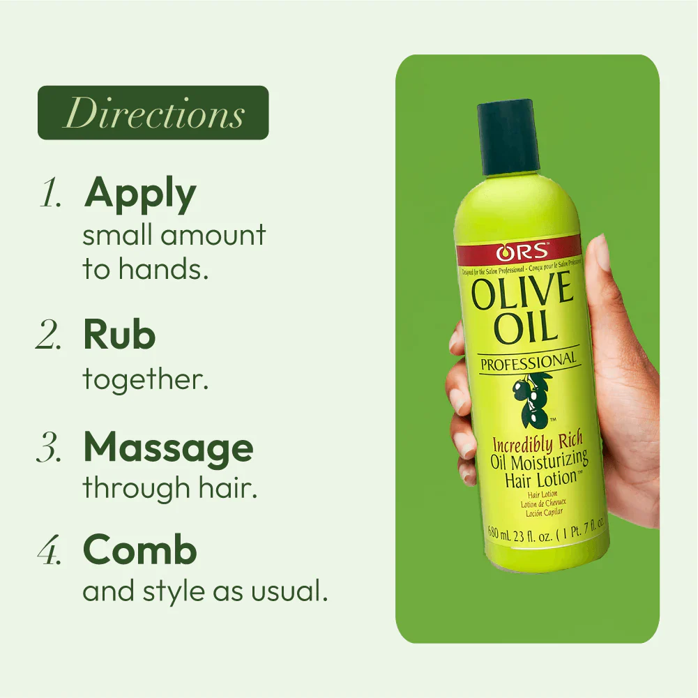 ORS Olive Oil Incredibly Rich Oil Moisturizing Hair Lotion 680 ml - Image 2