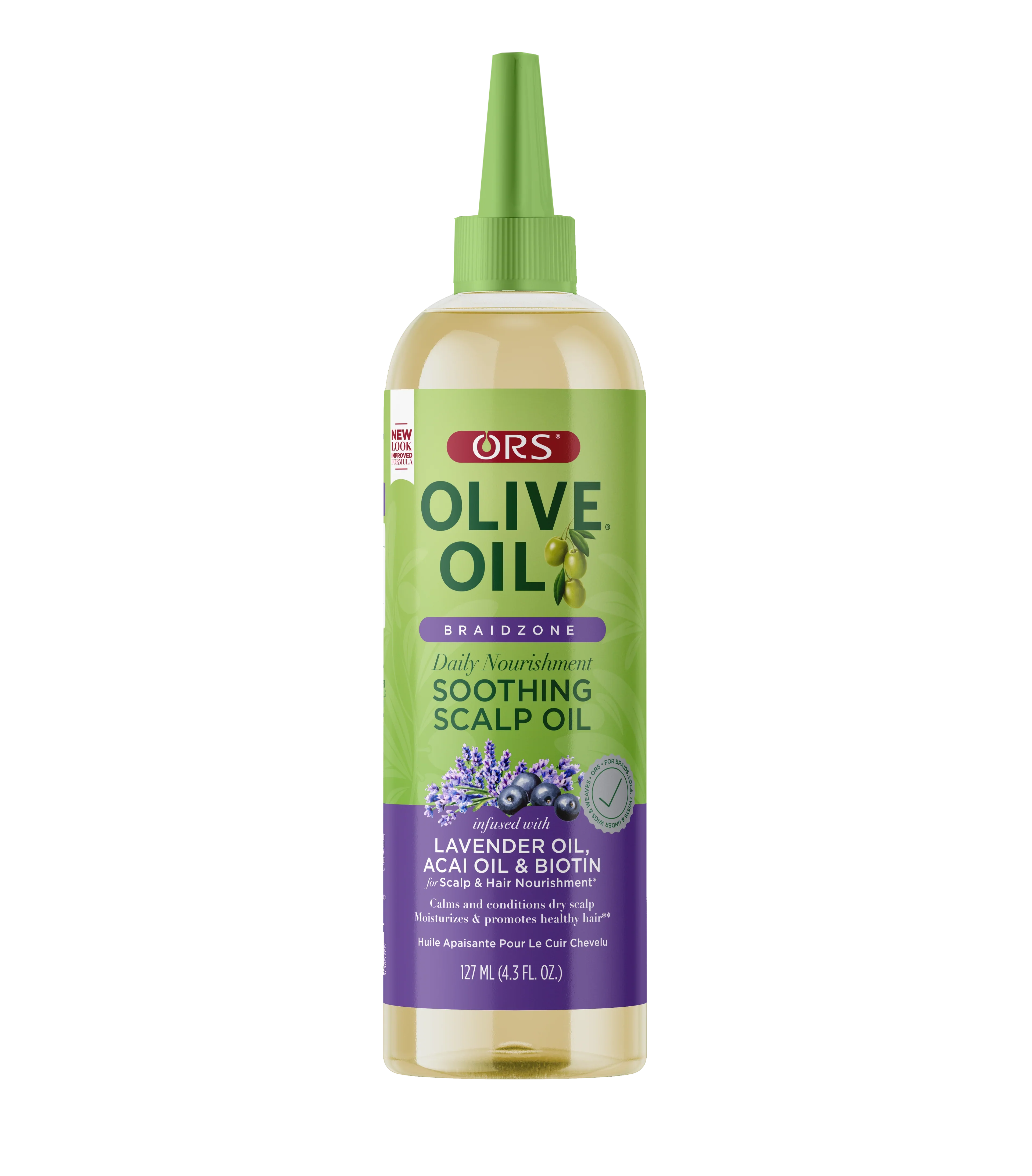 ORS Olive Oil Braidzone Soothing Scalp Oil for Scalp & Nourishment 127ml - Image 2