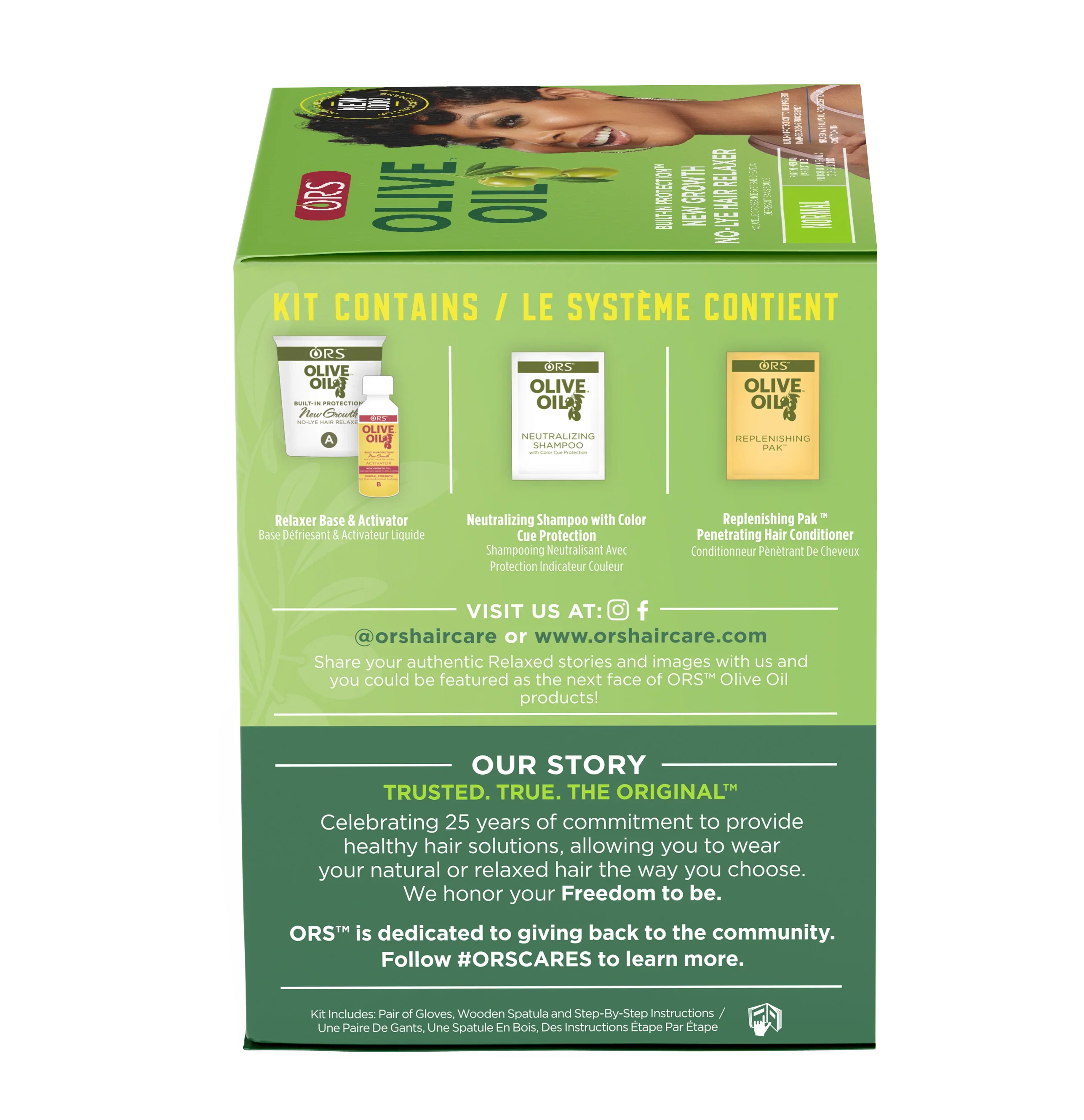 ORS Olive Oil Built-In Protection New Growth No-Lye Hair Relaxer Normal Strength - Image 6