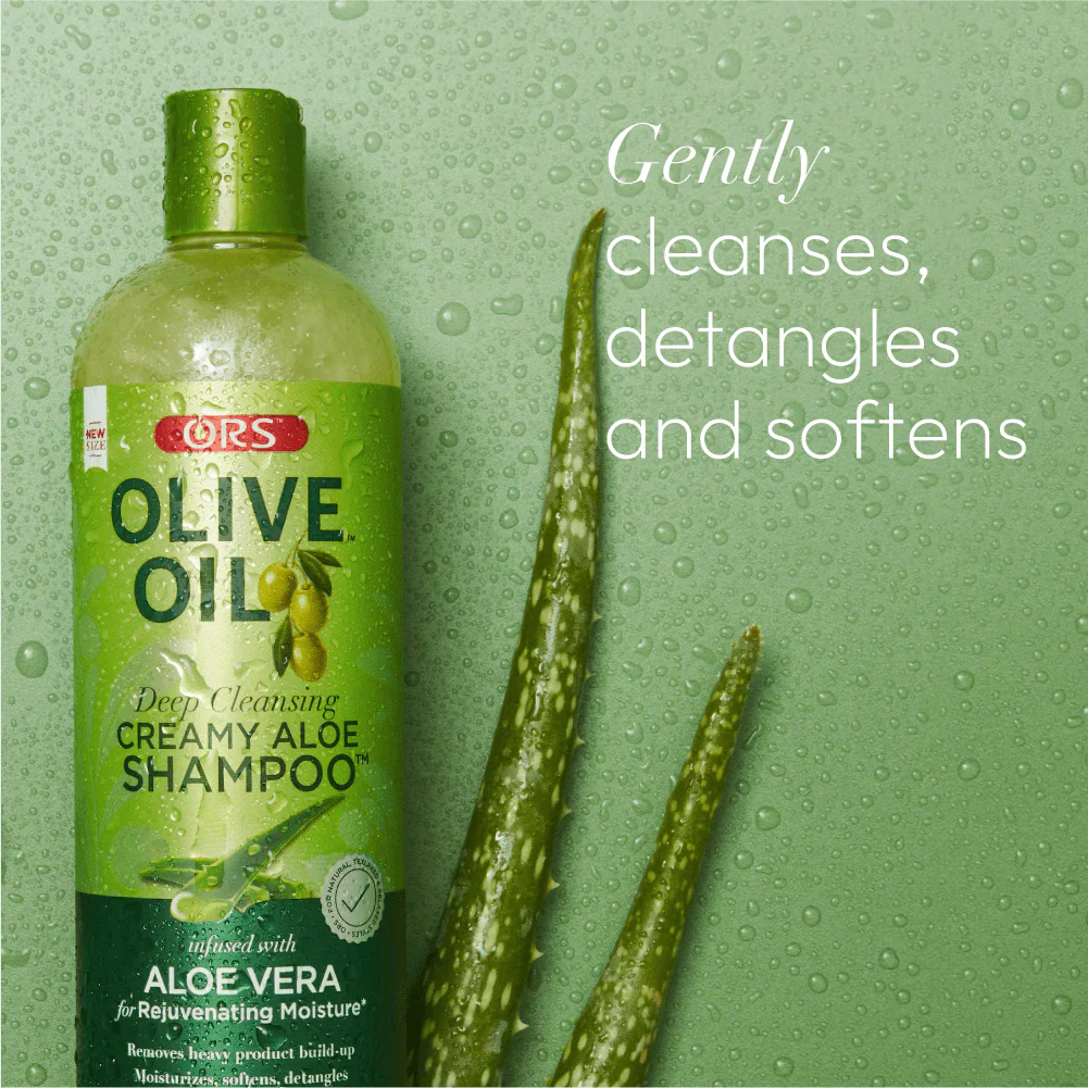 ORS Olive Oil Deep Cleansing Creamy Aloe Shampoo 473ML - Image 4