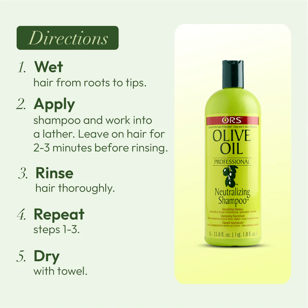 ORS Olive Oil Neutralizing Shampoo 1Liter - Image 6